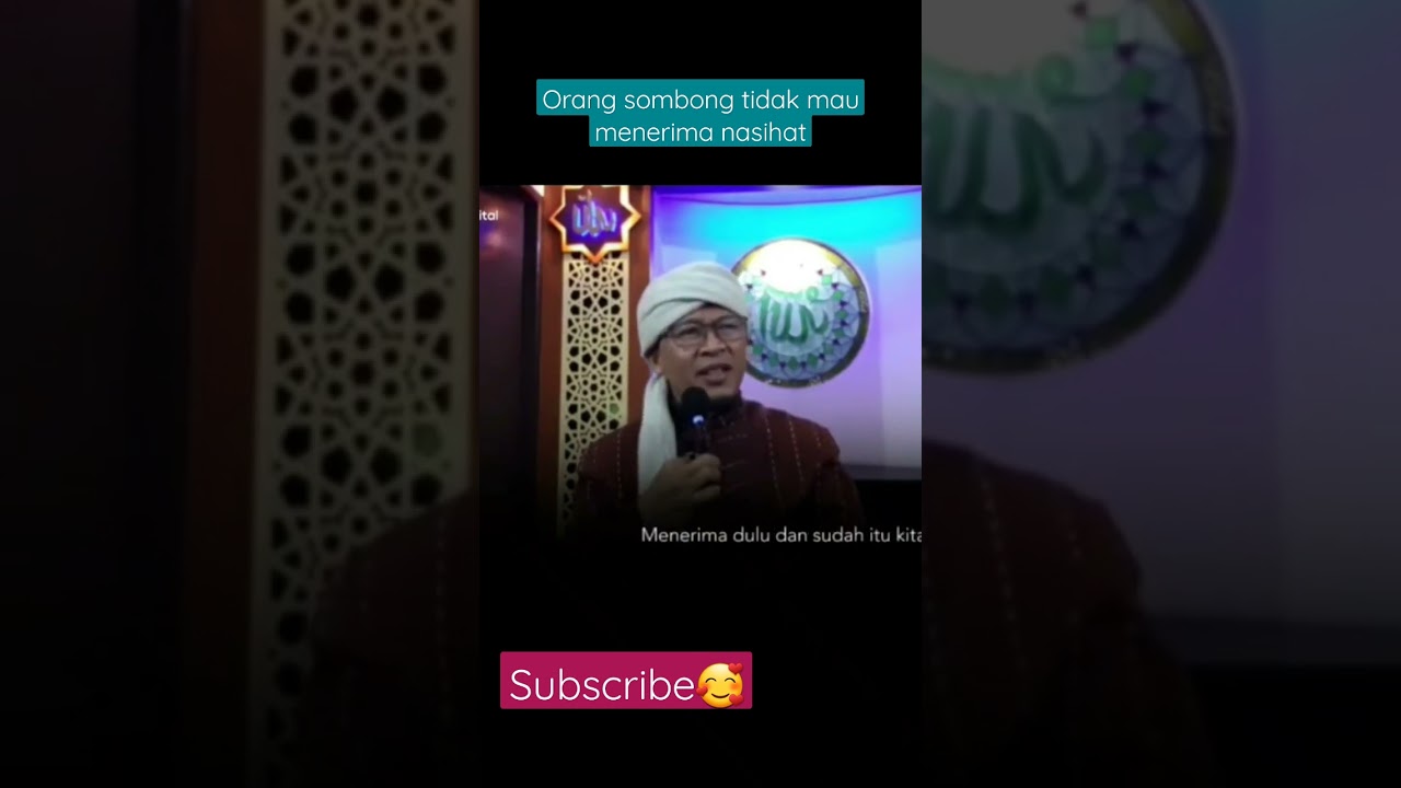Orang sombong tak mau menerima nasihat #shorts #aagym