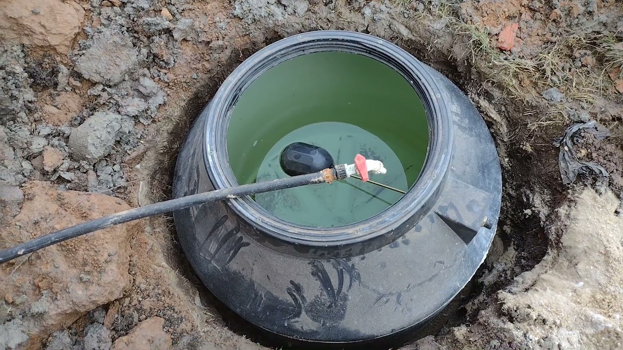 cómo colocar un tanque cisterna