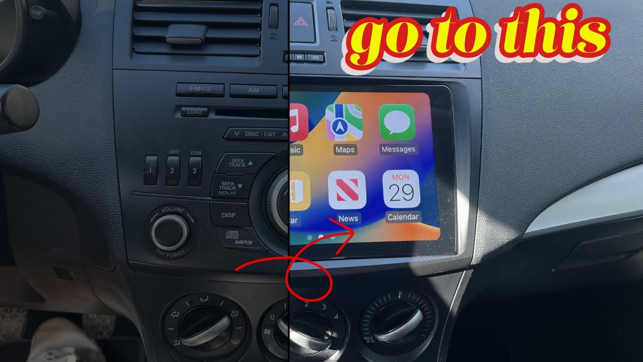 How to install Eonon M3BLA13 radio into 2010-2013 Mazda3