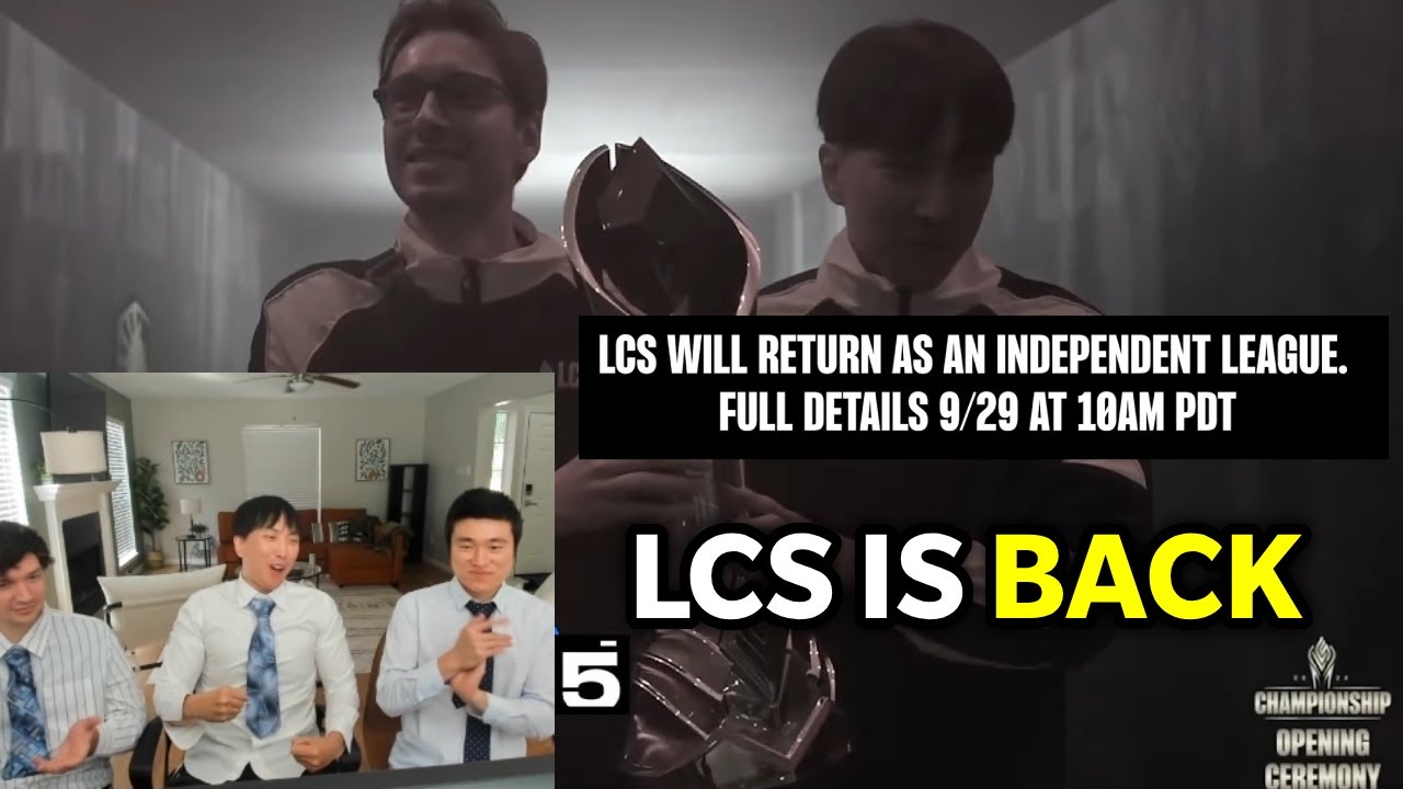 The LCS is BACK | Doublelift, Meteos, Pobelter and Sneaky React