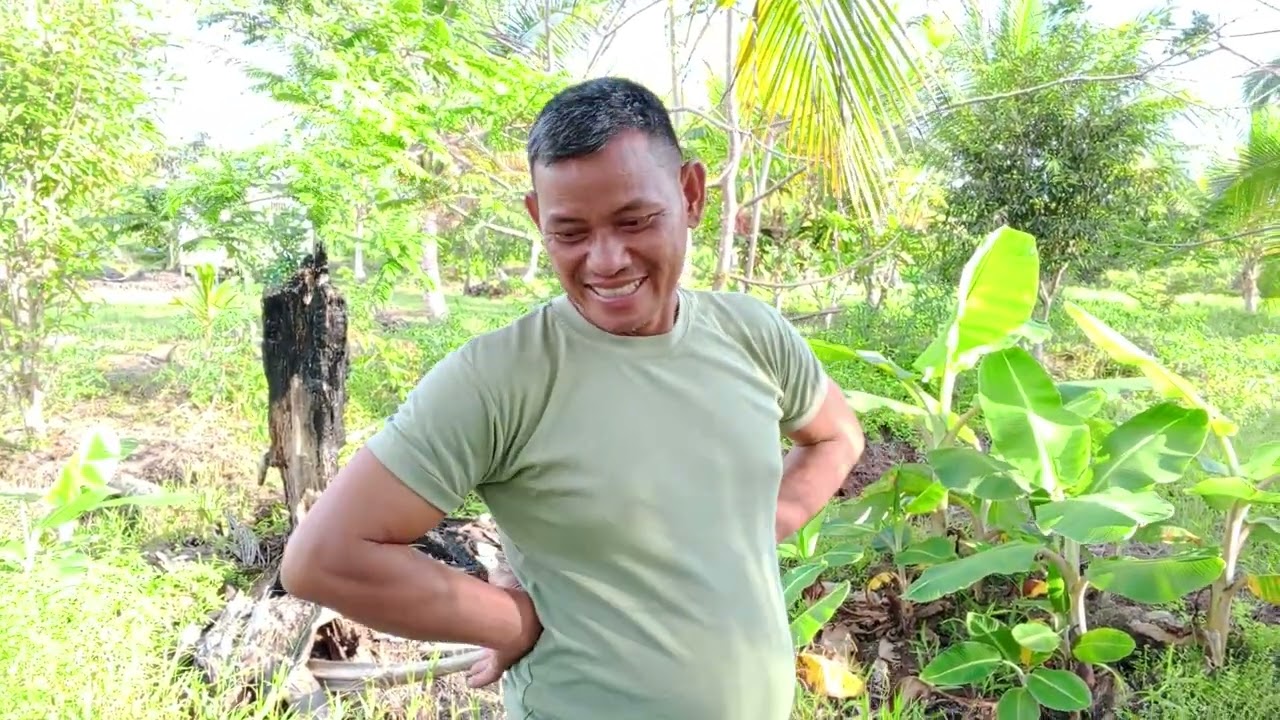 MINUM AIR KELAPA BERSAMA BUK PPL DAN PAK MAKSUM