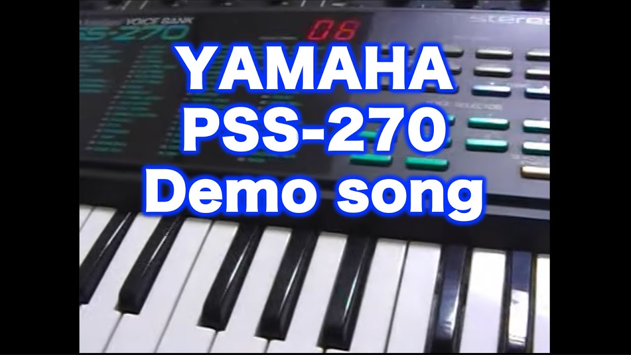 Yamaha PSS-270 Demo曲 