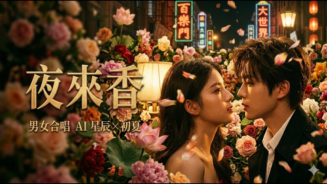 香气芬芳的夜晚&hellip;《夜来香》男女合唱｜AI星辰 X 初夏