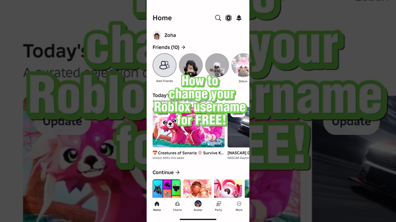 Как БЕСПЛАТНО сменить имя пользователя в Roblox! (работает)