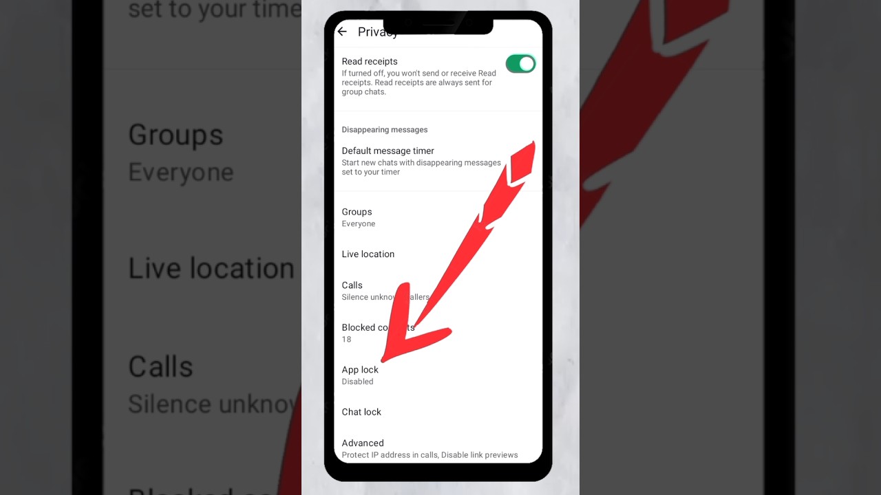 Whatsapp par fingerprint lock kaise lagaye 😱 How to set fingerprint lock on whatsapp | #shorts