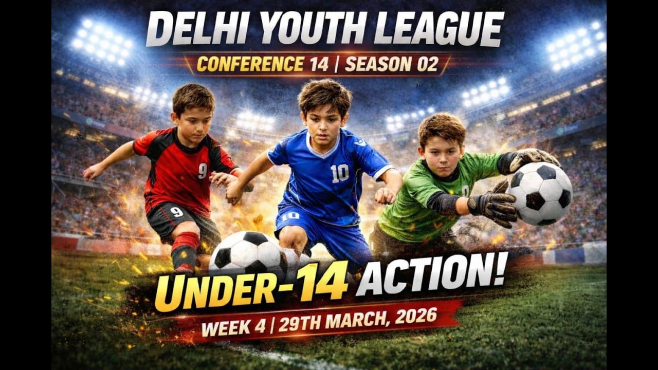 Flow Global vs Warrior FA | Under - 14 | Delhi Youth League | Conference 14 | Season 02