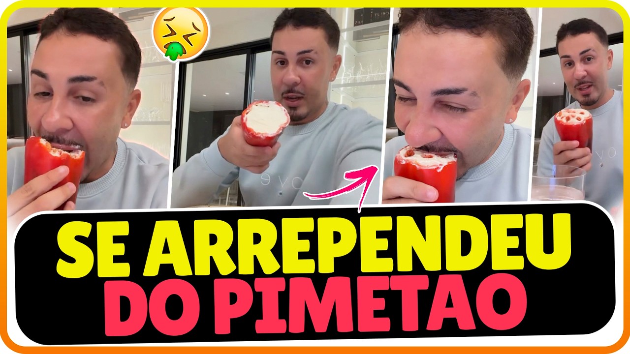 CARLINHOS MAIA FEZ O DESAFIO DO PIMITÃO E OLHA NO QUE DEU 😱🫢🌻