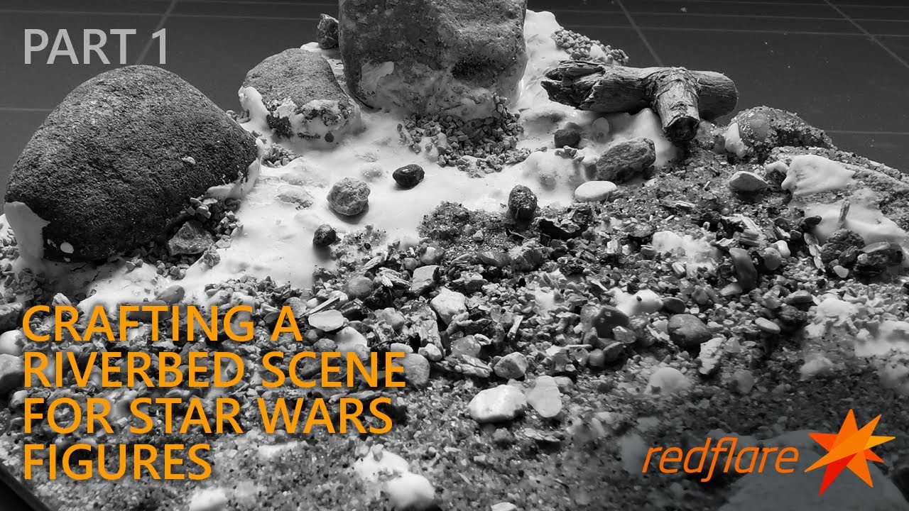Creating a Riverbed diorama for moulding & casting - PART 1