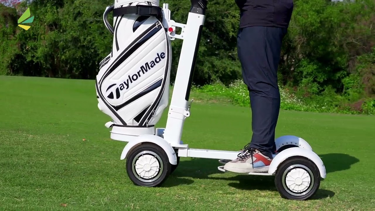 ESWING 4 Wheels Ambulance Golf Cart 48V 2000W Folding Golf Cart Scooter  Golf electric scooter
