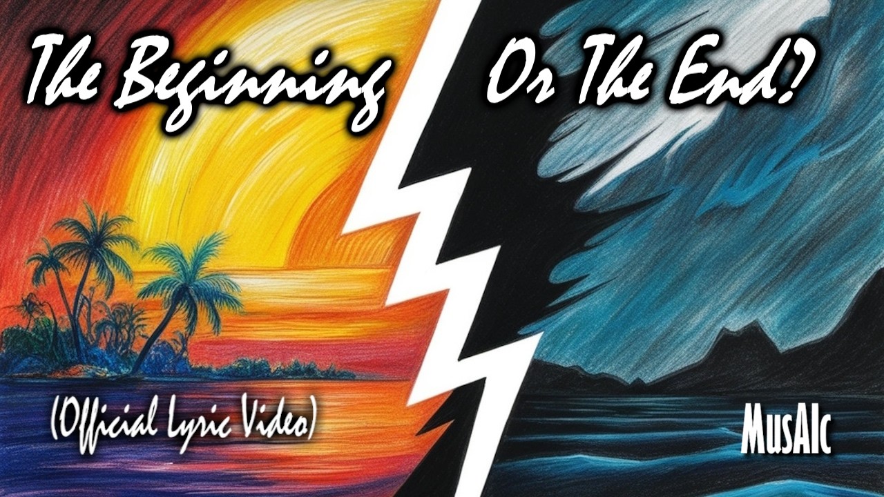 The Beginning Or The End -- Official Lyric Video (Melancholy Alternative Rock)