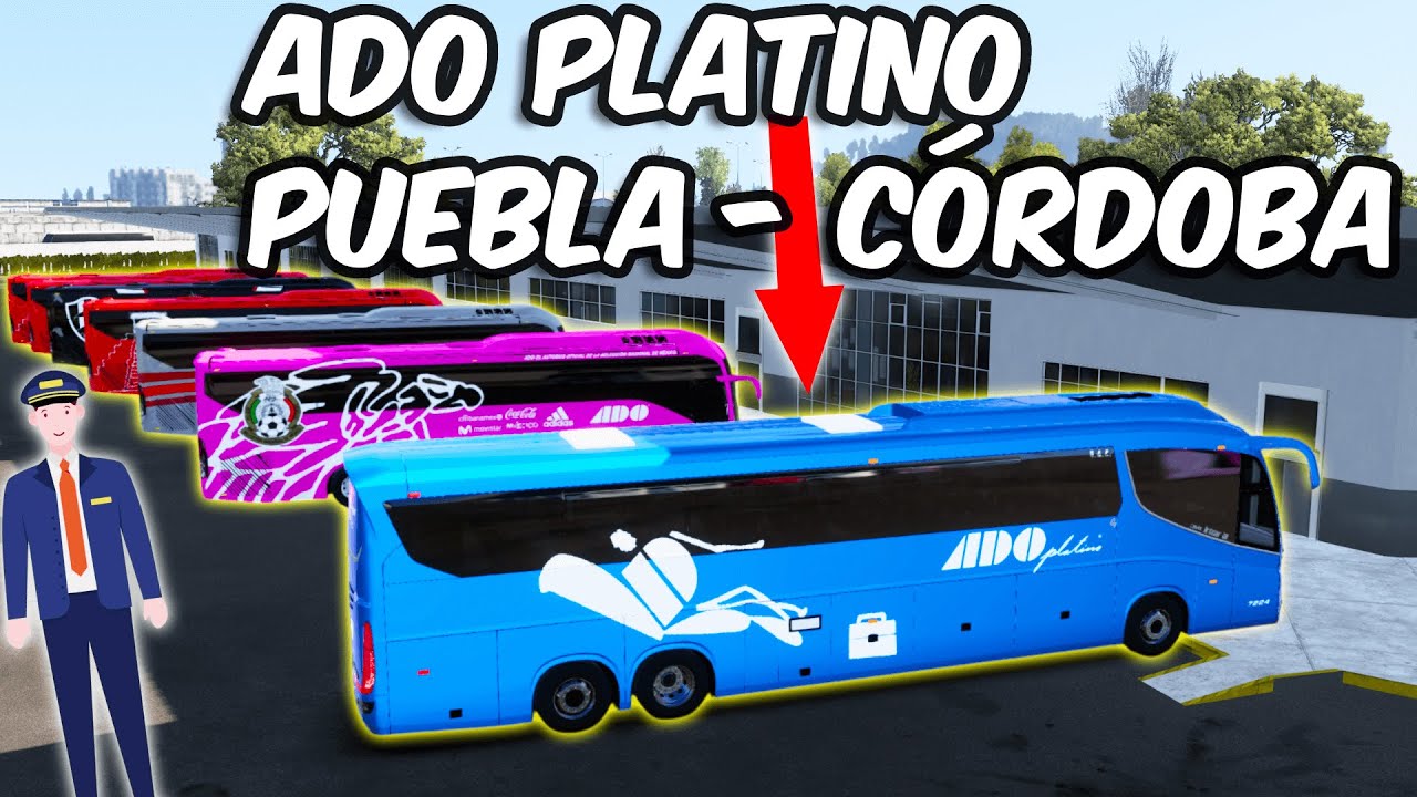 Chófer de Autobús ADO en Nuevo Mapa de MÉXICO! Irizar i8 Platino | Conductor PELIGROSO