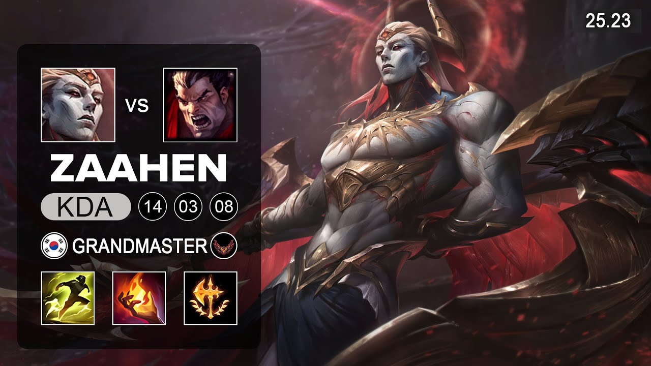Zaahen vs Darius Top - KR Grandmaster - Patch 25.23 Season 15