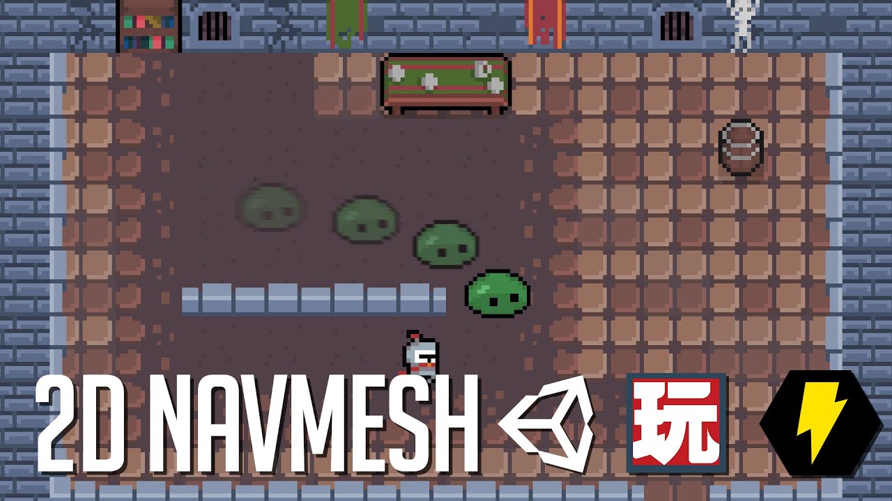 2D Navmesh using Unity & C# / Playmaker / Bolt