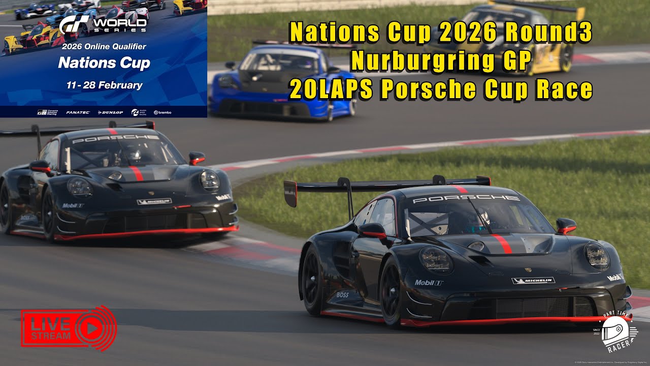 (GT7)(LIVE) Nations Cup 2026 Round3 Nurburgring GP 20Laps Race