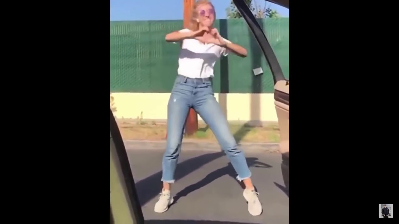 Girl hit by car doing in my feelings challenge