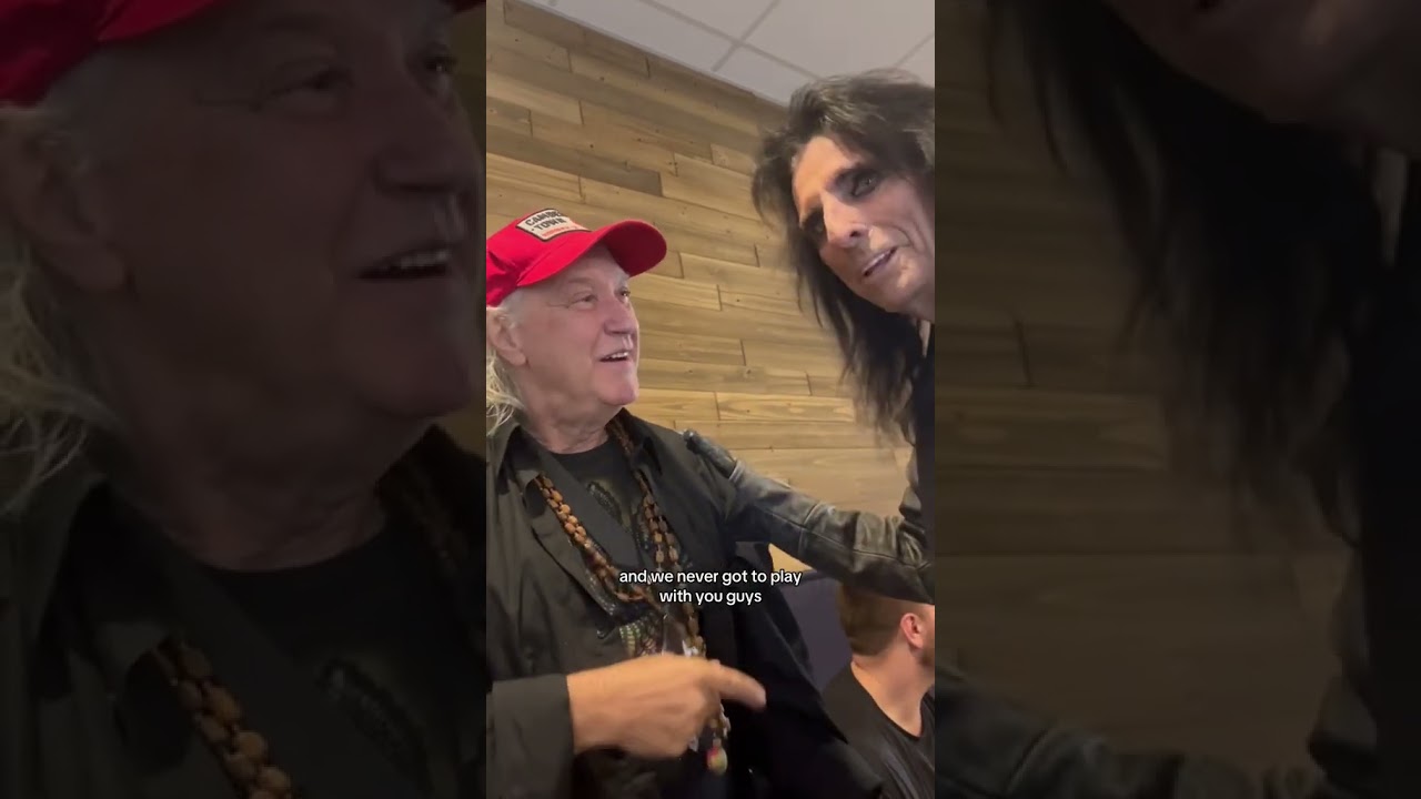 1 year since Dave Davies met Alice Cooper! What a combo 🤘🏻