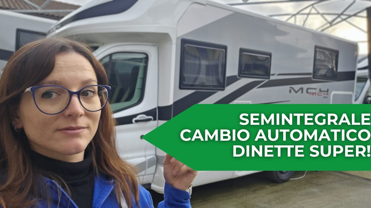 CAMPER SEMINTEGRALE CAMBIO AUTOMATICO E DINETTE FACE TO FACE MC4 381