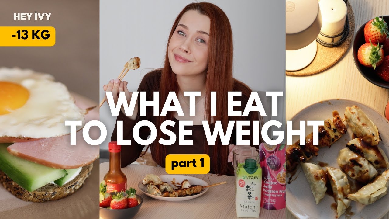 What I eat in a day to lose weight 🍟 carbs included, realistic & balanced calories (part 1)