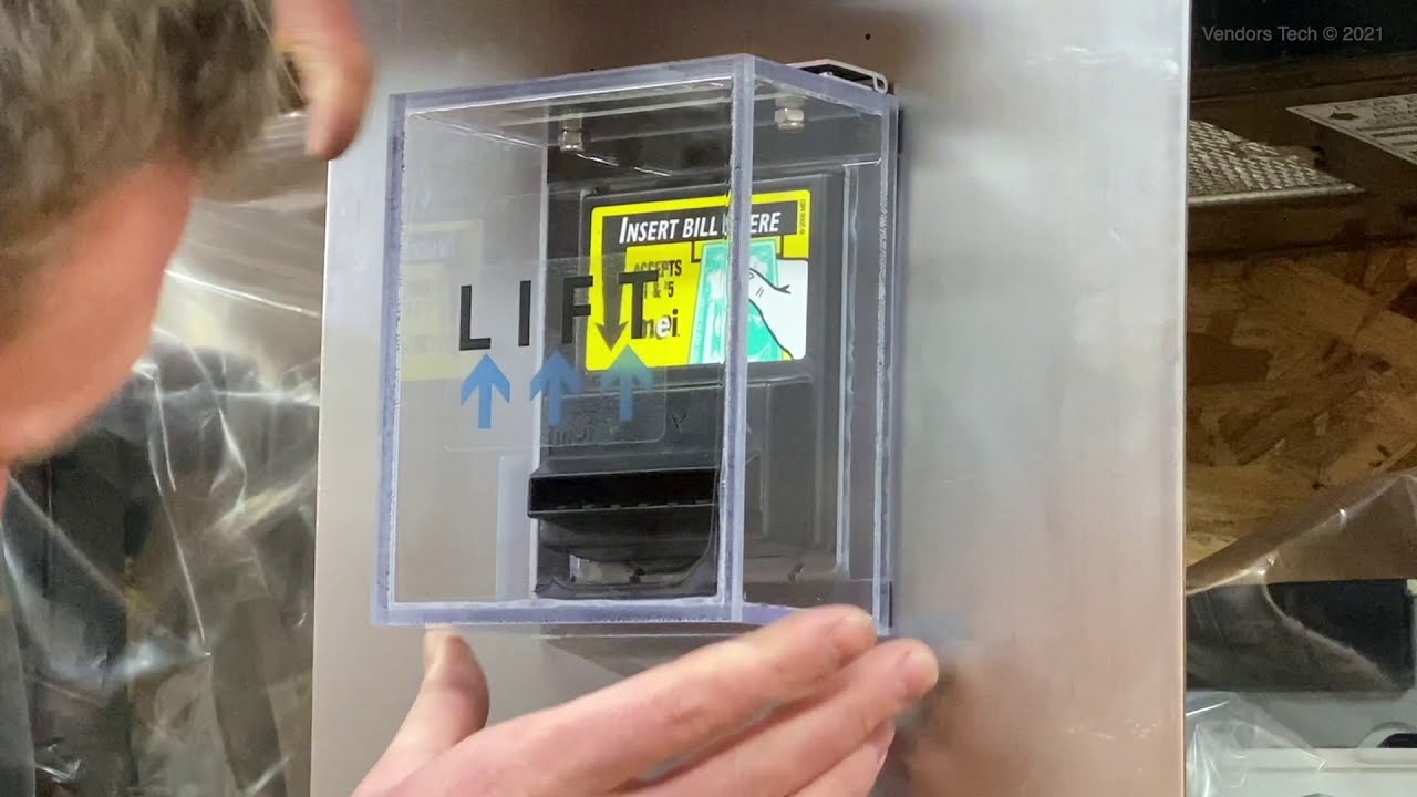Installing The Universal Bill Validator & Card Reader Water/Dirt/Weather Cover Guard