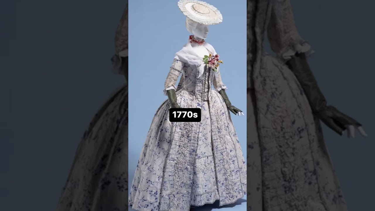 1770s dresses vs 1870s dresses 👗👰&zwj;♀️💃|| fashion history || 18th century || 19th century