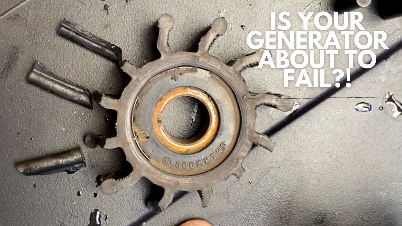 Yacht Maintenance - Generator Impeller Change - Cummins Onan
