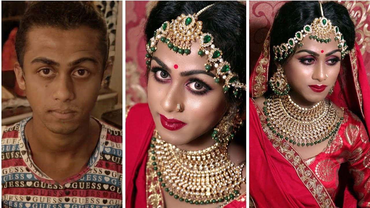 Best Male to Female Transformation makeup 2020 | Bridal Makeup | Boy to Girl Transformation |