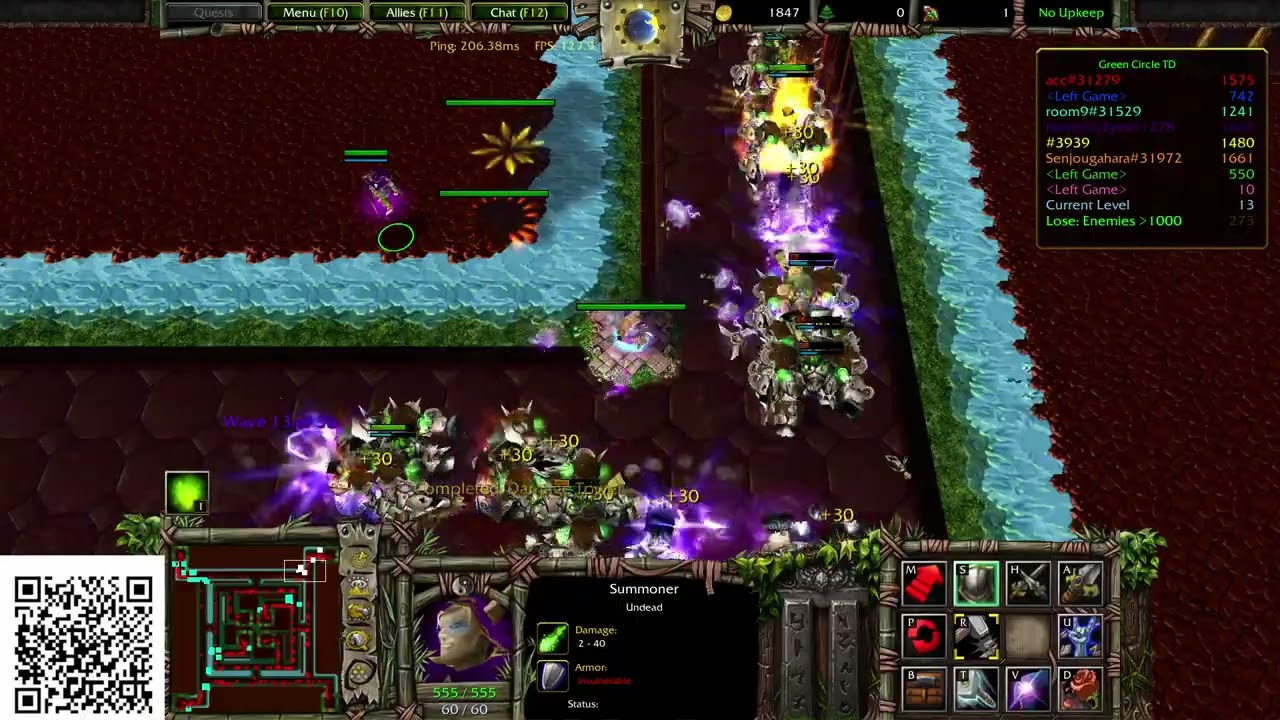 Green Circle TD reforged 6G - creep khá là trâu