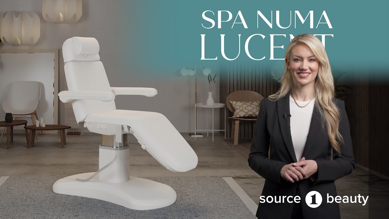 Spa Numa LUCENT Luxury Electric Treatment Chair | Presented by Brittony Croasdell