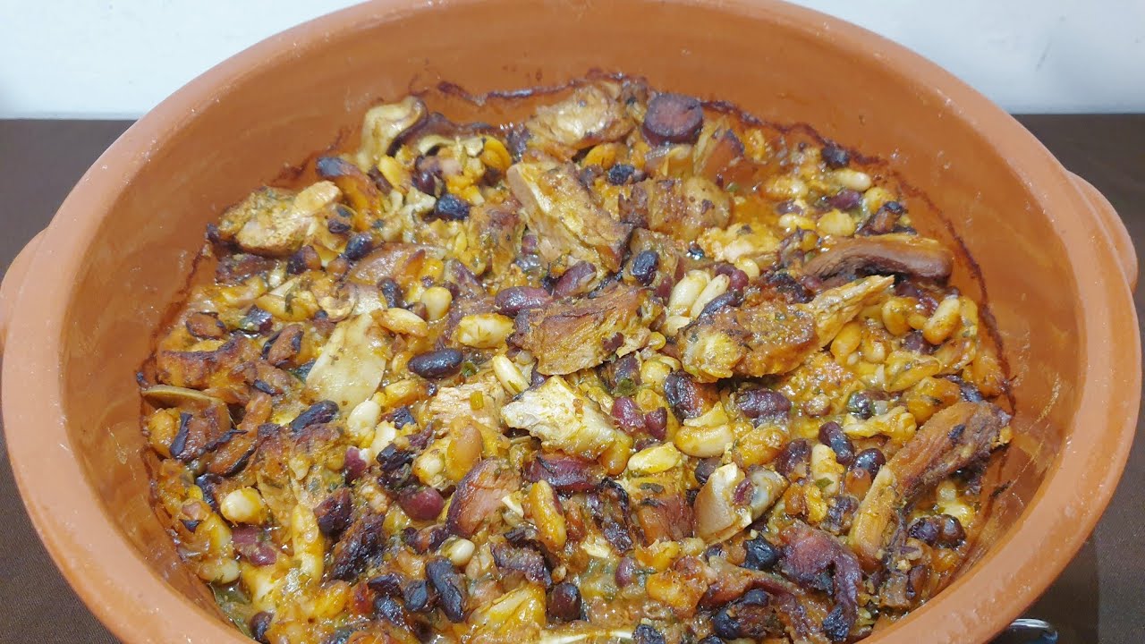 Feijoada com carne de porco