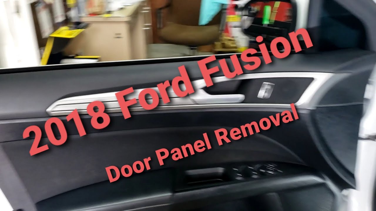 Снятие дверной панели Ford Fusion 2018