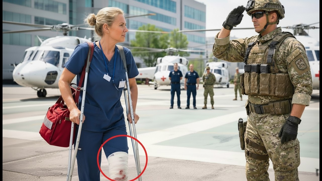 They Told the Limping Nurse to Stay Back—Until Four Marine Helicopters Landed Asking for “Angel Six”