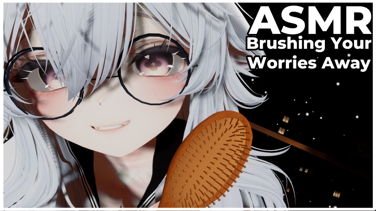 【ASMR Vrchat】Catgirl Brushes Your Worries Away!