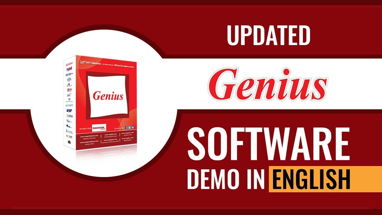 Genius Software Demo | Income Tax, TDS Return Filing Software | SAG Infotech