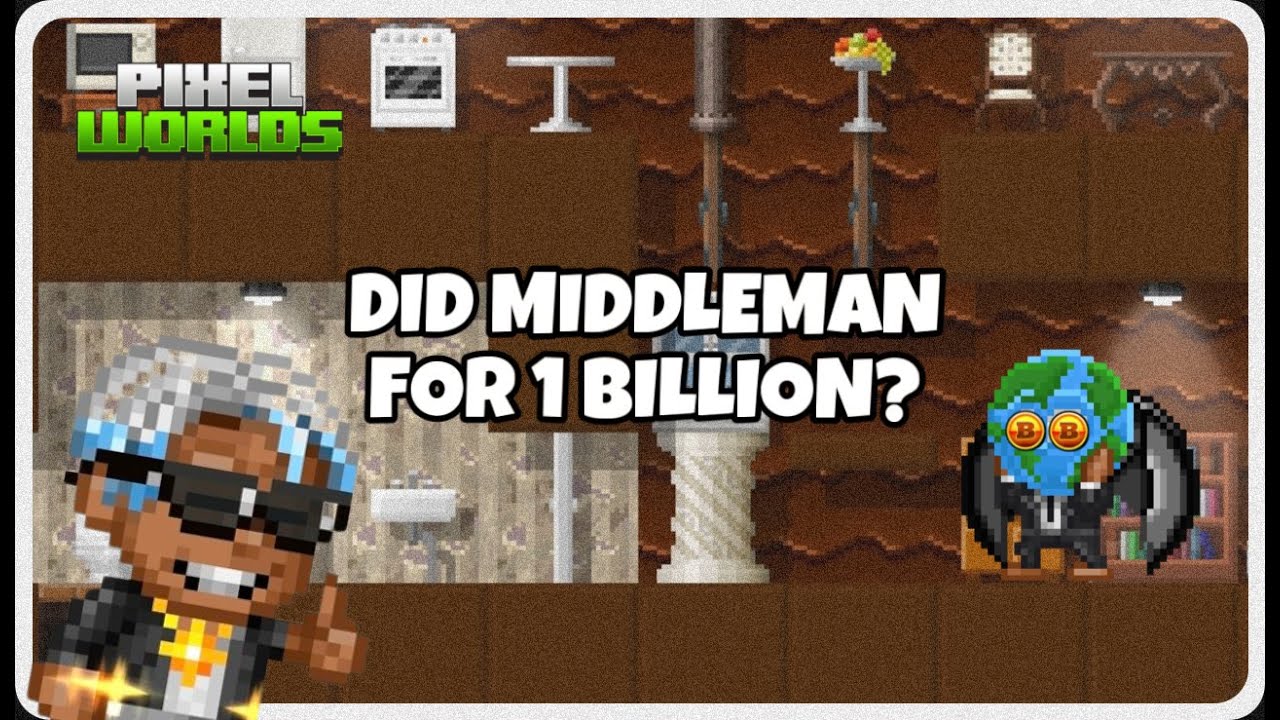 DONE BIG MIDDLEMAN TRADES IN PIXEL WORLDS, FT 2 MODS (GONE WRONG)