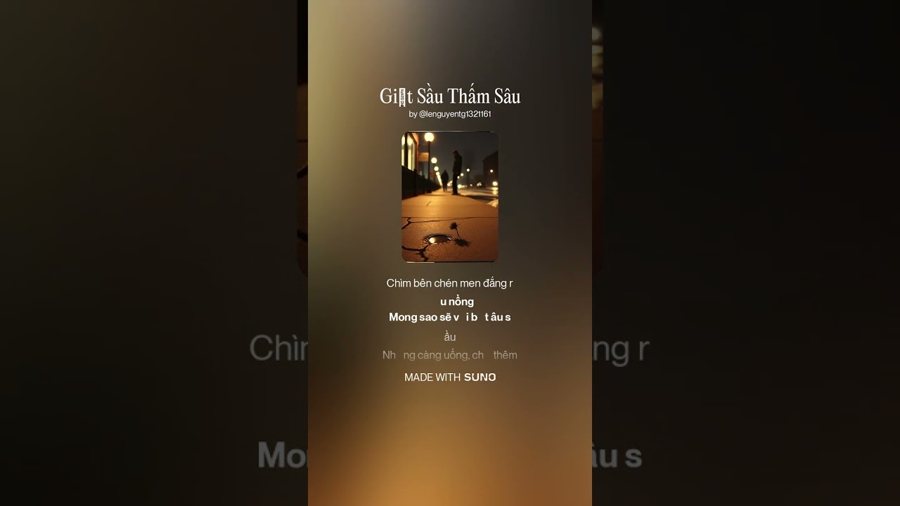 Giọt Sầu Thấm Sâu (nhạc và lời Chí Thành Danh, số 606) cover AI 