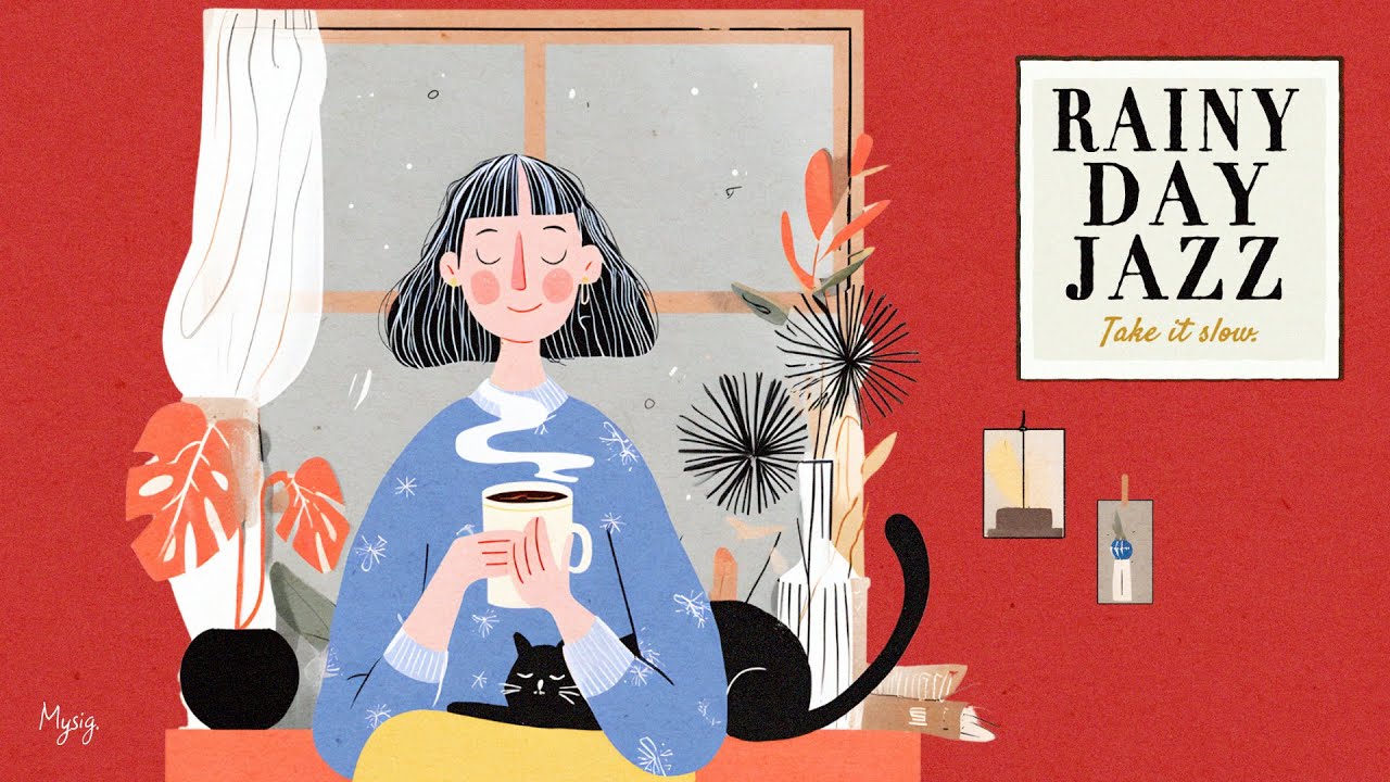 Rainy Day Jazz ☕ 雨音としっとり読書｜うたた寝にも｜やさしいジャズBGM