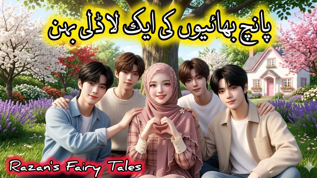 A beloved sister of five brothers | Razan's Fairy Tales| Siblings Story#fairytalesstory 