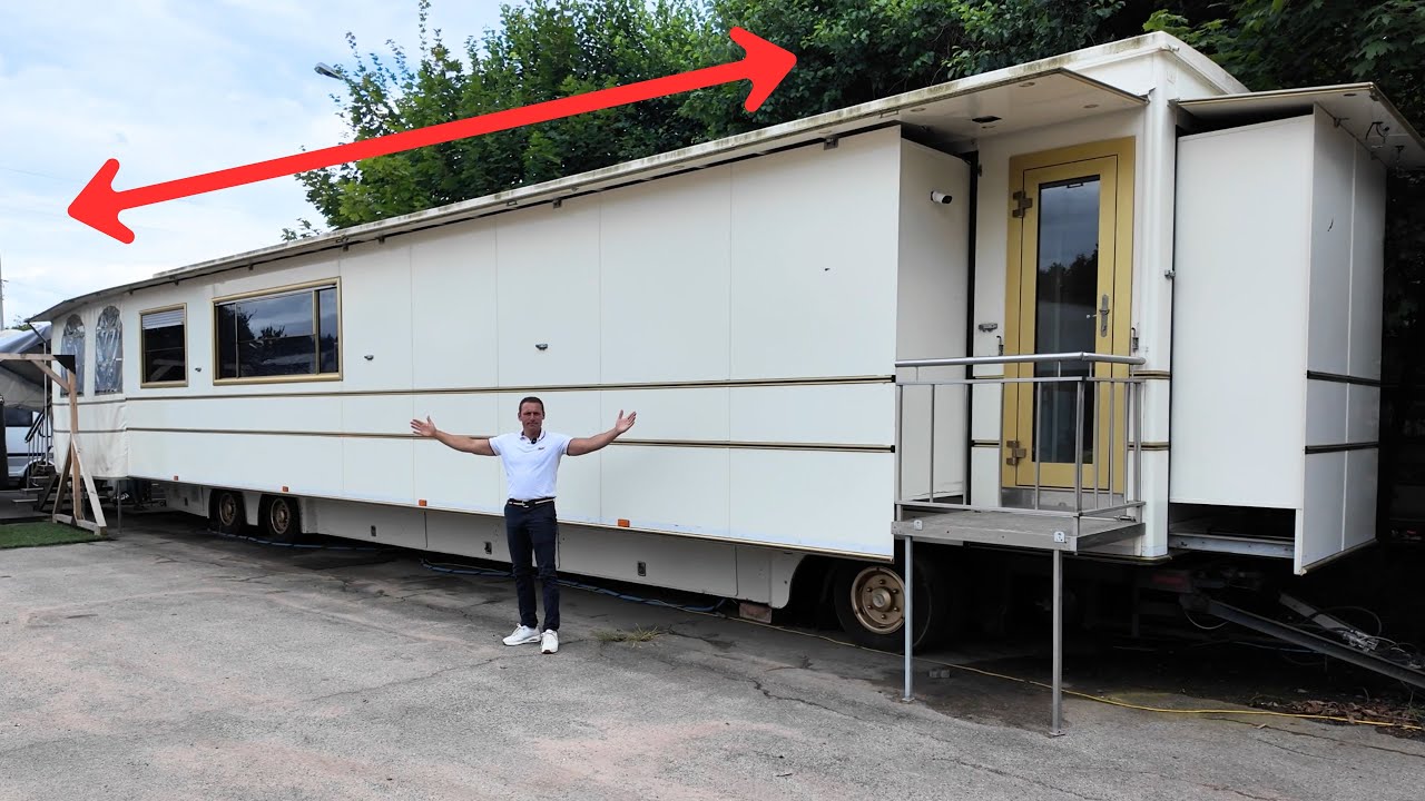 Der größte Wohnwagen der Welt 🔴 17 Meter und 3 Slideouts! So wohnt Schausteller Marcel Frank