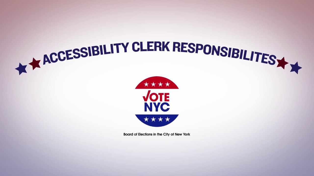 Accessibility Clerk Responsibilities