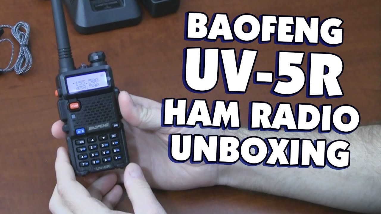 Распаковка любительской радиостанции Baofeng UV-5R