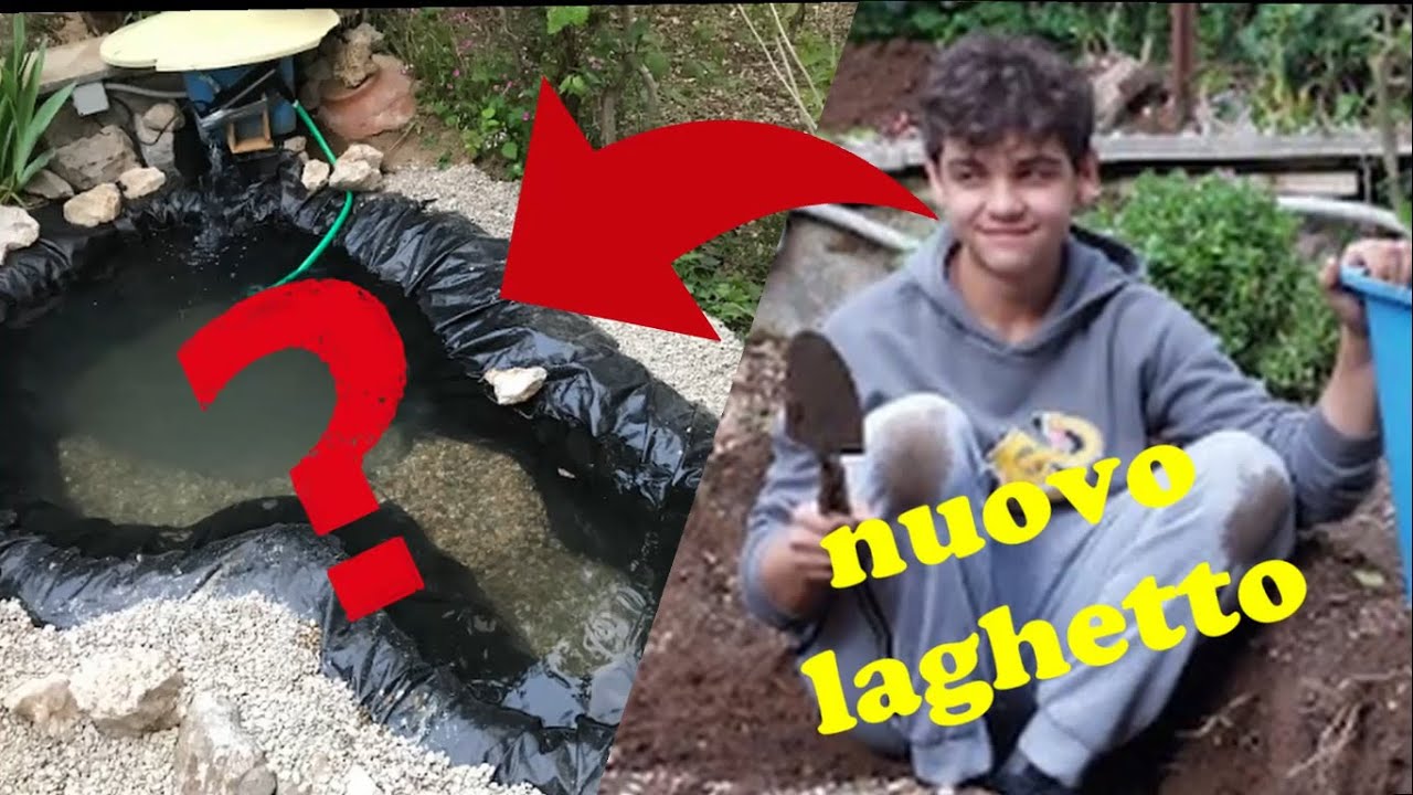 ricostruisco il mio LAGHETTO DA ZERO !!!