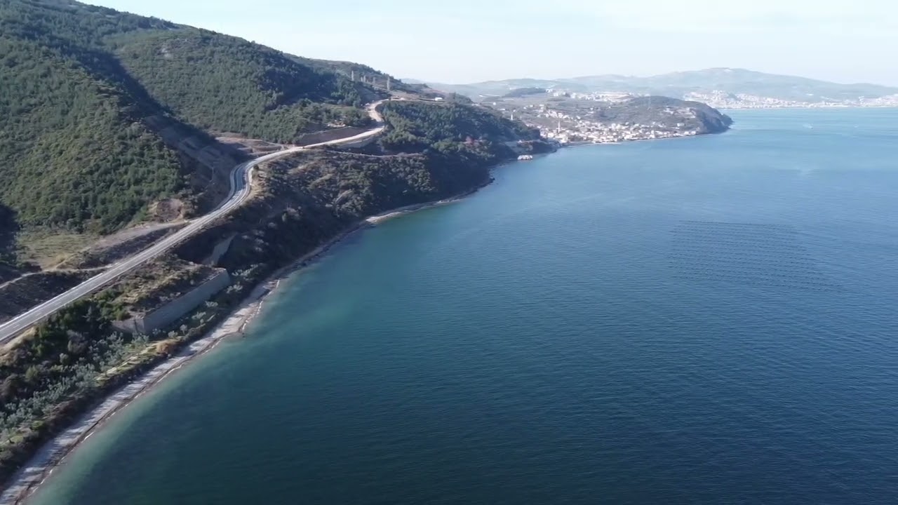 Bursa / Gemlik  ( kursunlu mudanya  yolu ) drone  göruntüsü