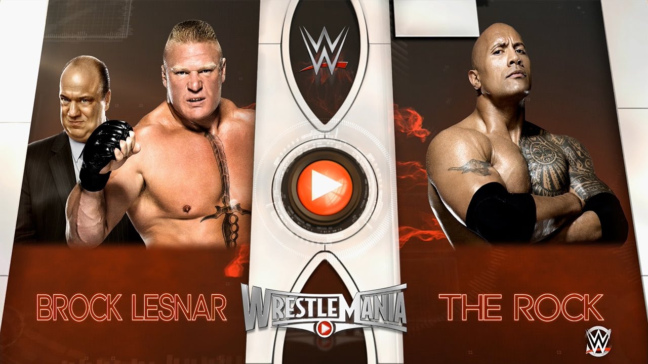 WWE 2K16 Matches - Brock Lesnar Vs. The Rock