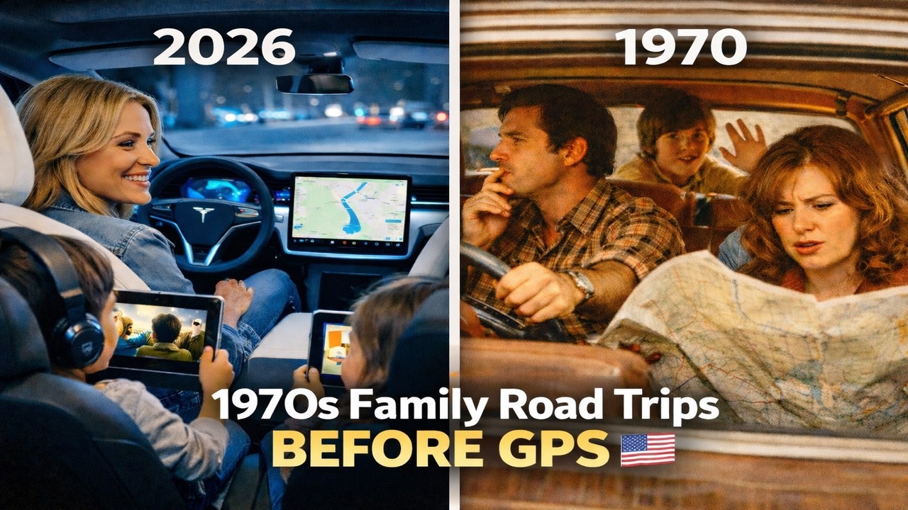 What Family Road Trips Were Like Before GPS Changed Everything | 1970s America.