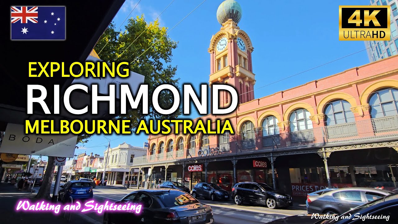 Melbourne 🇦🇺 Exploring Walk Richmond Swan Street & Church Street | Street Art & Molly Meldrum Statue