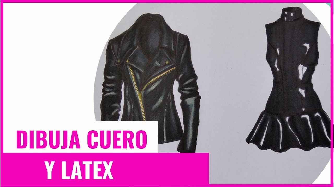 CÒMO DIBUJAR CUERO Y LÁTEX.