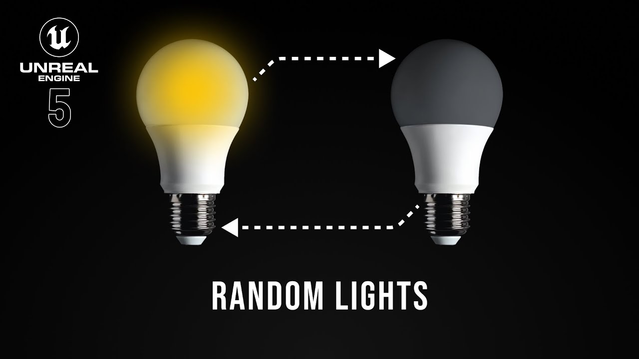 UE5 Lighting Tutorial: Random Lights for your Game! [On/Off - Flickering - Colors] Blueprints