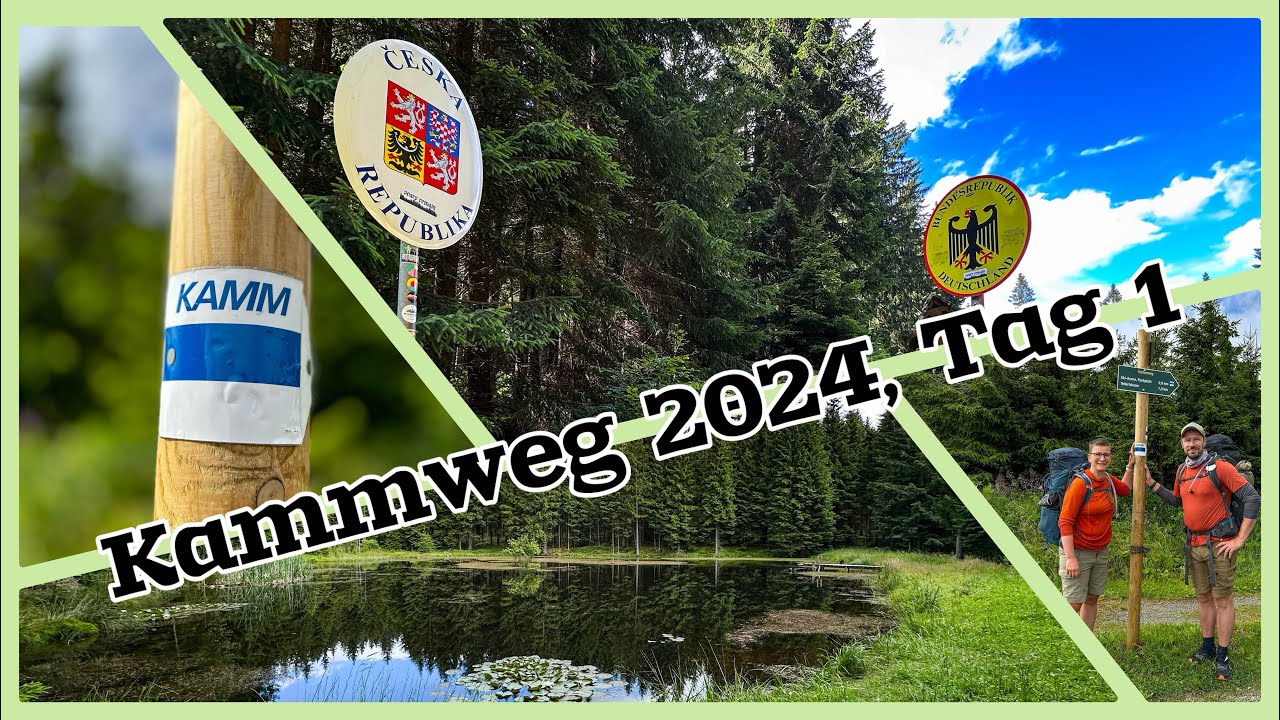 Kammweg 2024, Tag 1: Fichtelberg bis Auersberg