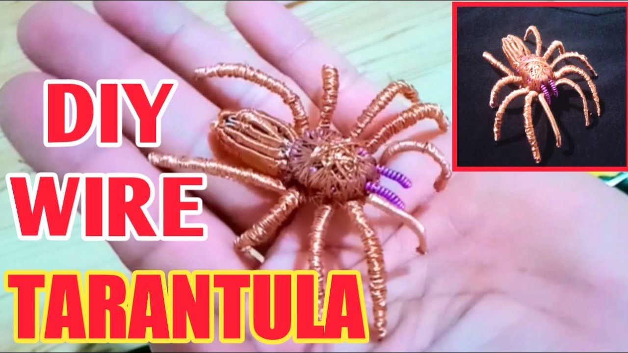 How To Make WIRE TARANTULA? /DIY WIRE SCULPTURE Animals / Zeds Wire Art