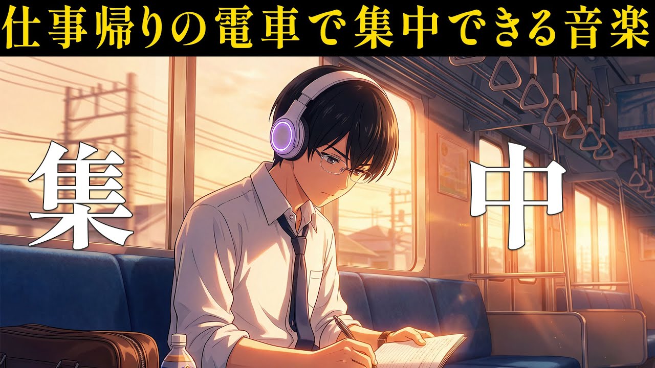 【帰宅後、家で集中できる音楽】ヒーリング×集中音楽で心を整える｜2時間のポモドーロタイマー